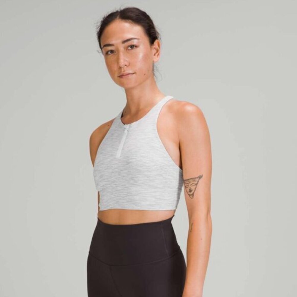 Lululemon Energy Bra High-Neck Longline Zip Special Edition Women's 10